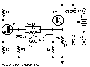 Sine Wave Generator circuit diagram
