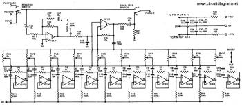 20 Band Graphic Equalizers circuit diagram