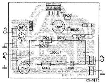 12W Audio Amplifier PCB design layout