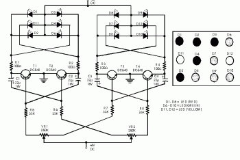 Dancing Lights circuit diagram