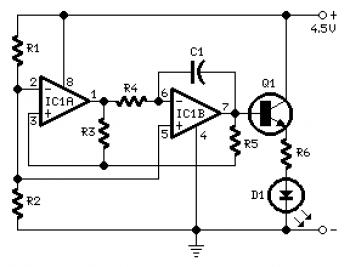 LED Pulse Effect circuit