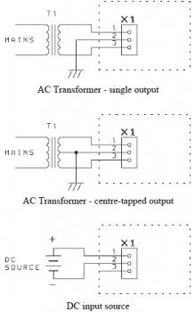 power supply input