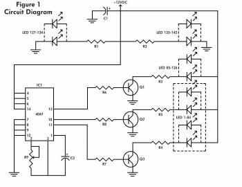 Flashing Heart circuit diagram