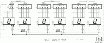 Digital Clock circuit diagram