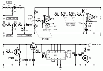 Subwoofer Driver Circuit for Stereo Car Audio System