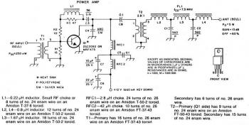5W RF Power Amplifier based 2SC2092 / MRF475