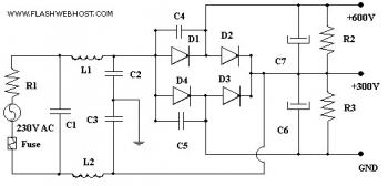 600V Power Supply for QRO HF Amplifiers