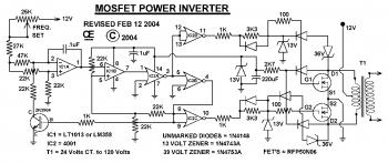 Best Mosfet Inverter circuit diagram