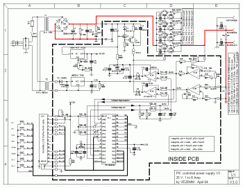 0-24VDC PIC Power Supply circuit diagram