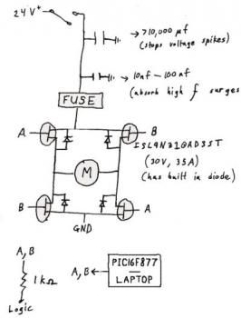 H-Bridge circuit diagram