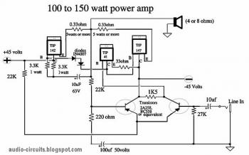 100W Power Amplifier « Audio Circuit