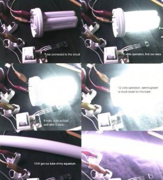 Simple Inverter Circuit for Florescent Lamps