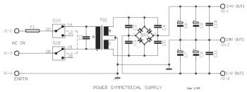 power supply for 60W Audio Amplifier