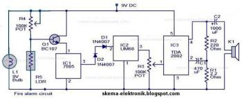 Fire alarm circuit diagram