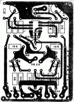 50 Watt Power Amplifier circuit diagram