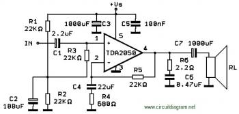 32W HiFi Amplifier circuit based on TDA2050