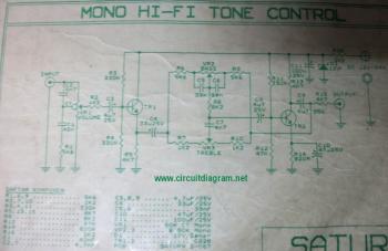 Hi-Fi Tone Control circuit diagram