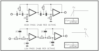 2 Way Active Speaker with STK4042 diagram