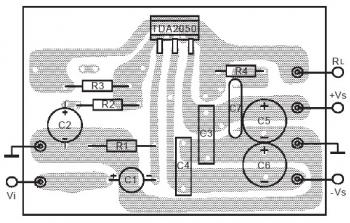 PCB desig for 32W HiFi Audio Amplifier Circuit based TDA2050