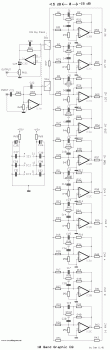 10 Band Graphic Equalizer circuit diagram