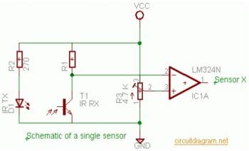 ir sensor circuit diagram