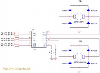 motor driver circuit L298