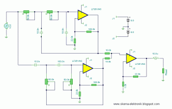 Audio Notch Meter circuit diagram