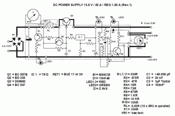 Power Supply circuit without Transformer