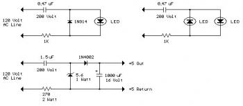 120V AC Line Powered LED