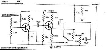 Hum Remover circuit diagram
