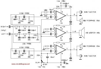60W stereo Audio Amplifier based on TDA2052