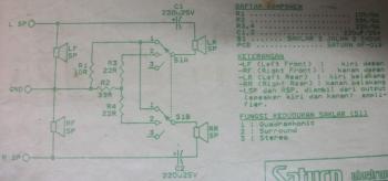 Passive Surround circuit diagram