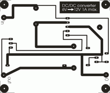 6V to 12V DC Voltage Converter pcb layout