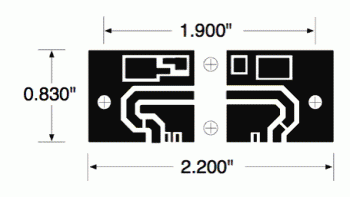 2W RF Amplifier pcb layout