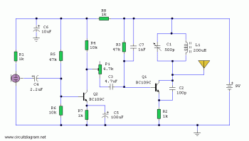 AM Transmitter circuit diagram