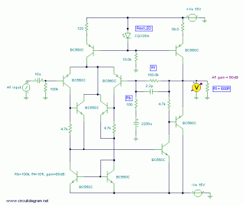 HiFi Pre-amp circuit diagram