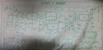 Echo Chamber + Robot Effect circuit diagram