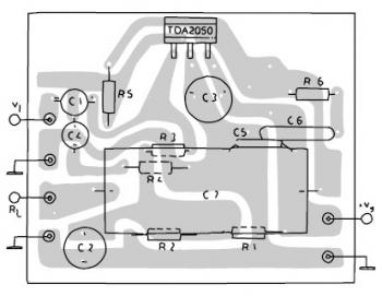 TDA2050 Amplifier PCB layout