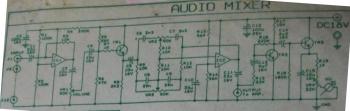 Audio Mixer circuit diagram