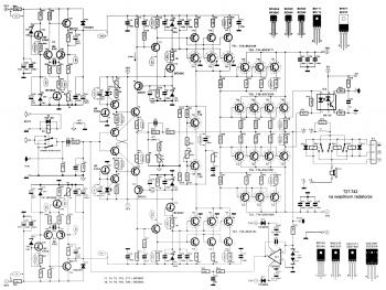 Power Amplifier 2000 Watt circuit diagram