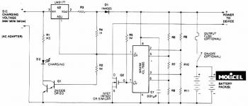 Lithium Battery Charger circuit diagram