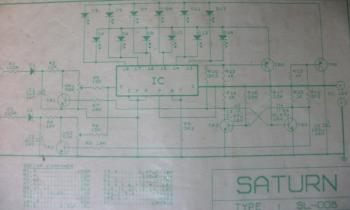 Six LED Stereo VU Display circuit diagram