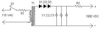 Simple Power Supply Circuit for Laser
