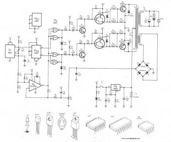 300Watt Inverter circuit diagram