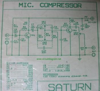 Mic Compressor circuit diagram